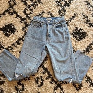 High rise straight pacsun jeans
